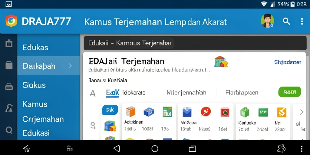 Tampilan antarmuka DRAJA777 yang simpel dan fungsional.