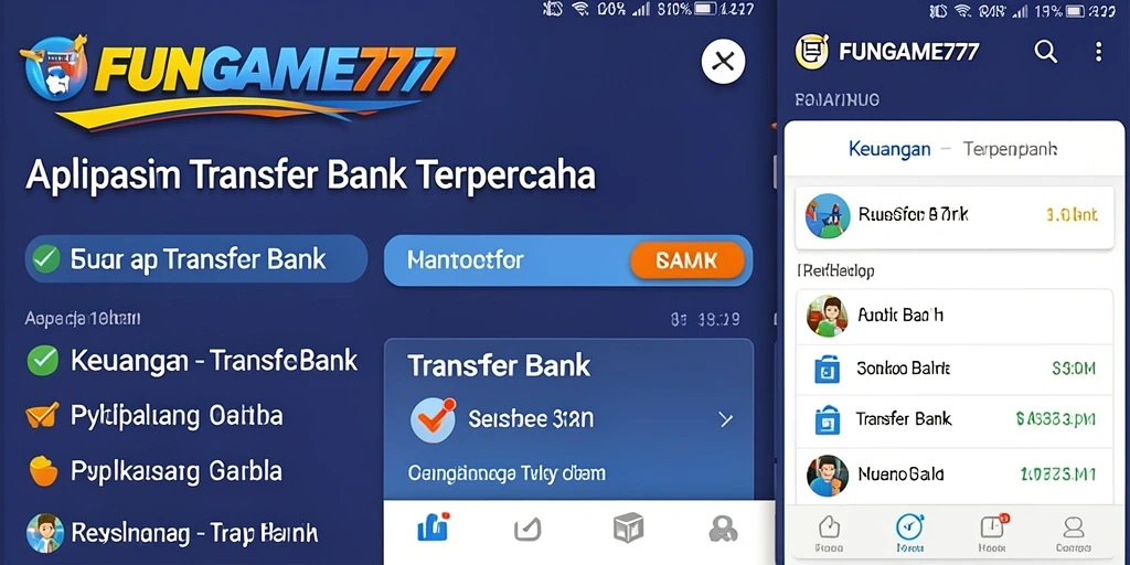 Tampilan antarmuka FUNGAME777 untuk Transfer Bank yang mudah digunakan.