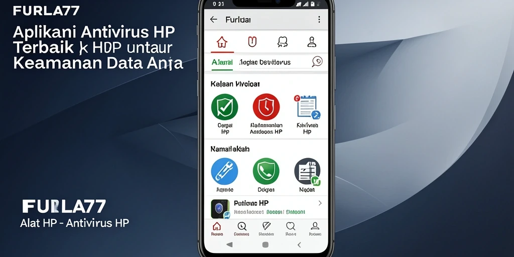 Antarmuka FURLA77 yang intuitif untuk keamanan perangkat mobile.