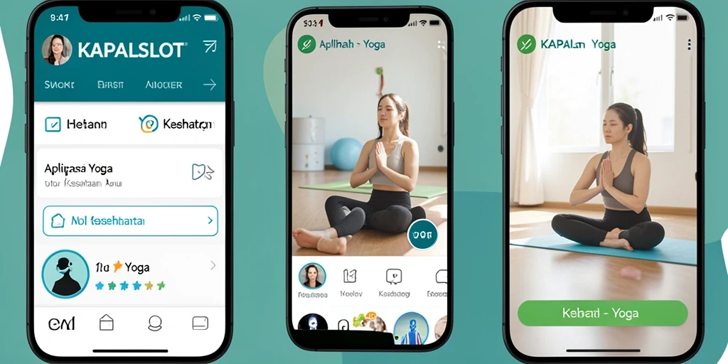 Tampilan antarmuka KAPALSLOT yang memudahkan navigasi Yoga.
